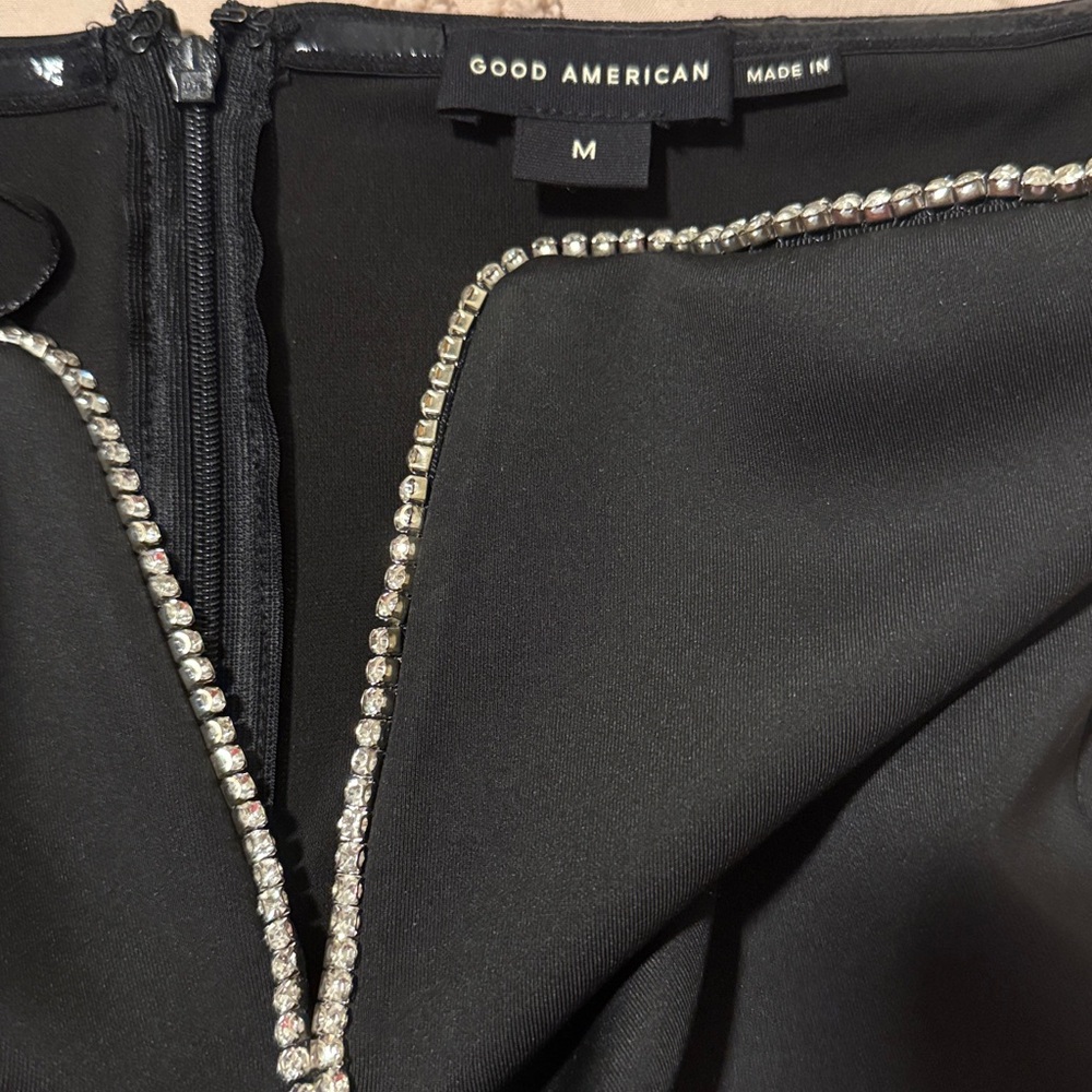Good American Black Strapless Jumpsuit - Picture 6 of 6